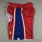 NBA Philadelphia 76ers just don shorts Rouge